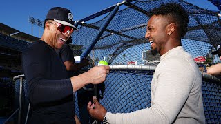 We gave Ozzie Albies the mic for World Series Game 1 [upl. by Sixela423]