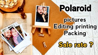 All about Polaroid pictures editing printing packing  Detailed video about polaroid frame [upl. by Melisande]