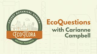 EcoQuestions with Carianne Campbell [upl. by Akiaki56]