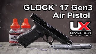 GLOCK 17 Gen 3 Air Pistol Blowback CO2 BB Gun  Umarex Airguns [upl. by Iong]