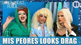 EP1 MIS PEORES LOOKS DRAG  FT NINA DE LA FUENTE Y GARÇONNE [upl. by Kroo]