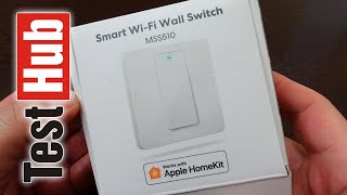 Meross Smart WiFi Switch MSS510  inteligentny włącznik światła WiFi dla Apple HomeKit [upl. by Oyek]