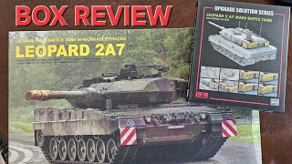 Rye Field Models Leopard 2a7 plus Upgrade kit Box Review Video 98 [upl. by Regnig887]