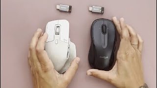 Logitech MX Master 3S Wireless Performance Mouse vs Logitech M510 Wireless Computer Mouse [upl. by Ahtelahs]