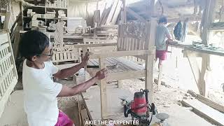 Learn how to make a sala set sofa Build highquality wood furniture for home I Akie The Carpenter [upl. by Twila]