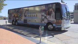 ‘Making Kansas Tour’ takes off from Downtown Topeka [upl. by Letnom195]