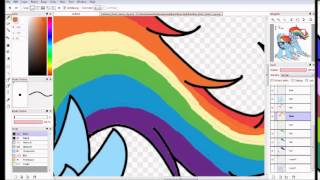 Smile HD  Rainbow Dash Speedpaint [upl. by Fridlund180]