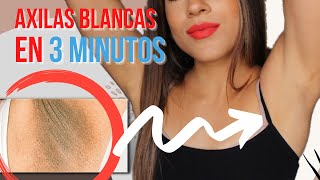 Cómo ACLARAR tus AXILAS OSCURAS 😫 Negras o IRRITADAS  3 MINUTOS  Remedios CASEROS Cúrcuma y más [upl. by Nnywg]