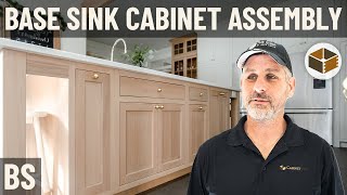 Base Sink Cabinet Assembly BS  RTA Cabinet Assembly [upl. by Nwahsid53]