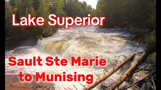 Lake Superior circle tour day 5 Sault Ste Marie Ontario to Munising Michigan [upl. by Wehrle14]