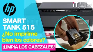 🖨️ Cómo limpiar los cabezales de la HP Smart Tank 515 🧼  Guía paso a paso [upl. by Hubert]