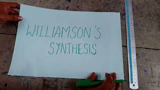 Williamson Ether Synthesis Class 12 Chemistry [upl. by Rodnas]