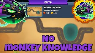 ELITE Lych Tutorial  No Monkey Knowledge  End of the Road BTD6 [upl. by Aynosal]