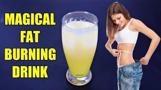 Weight loss drink  Magical fat burning drink that works  Fat cutting drink easy recipe [upl. by Eralc]