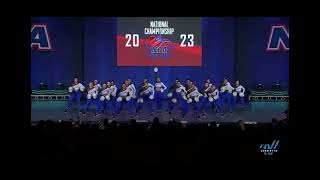 Olathe Northwest Varsity Raven Dance Team  Large Varsity Gameday  National Finals 2023 [upl. by Enak249]