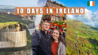 Exploring Ireland  10 Day Road Trip Itinerary  City Tours Castles Causeway Coastal Route amp More [upl. by Pelag820]