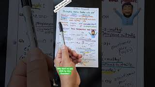 A Level Chemistry Carbonyl Compounds 9  Rx with HCN shorts [upl. by Annahsohs]