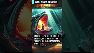 JONAH SWALLOWED BY quotBIG FISHquot jonah biblestorieske [upl. by Omari]