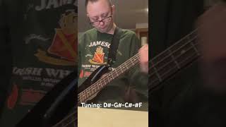 Gasoline by Seether bass cover [upl. by Mar]