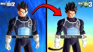 DRAGON BALL XENOVERSE 3 – New CaC Customization Hairstyles amp Saiyan Tails Mod Revamp 50 [upl. by Ahsiniuq]