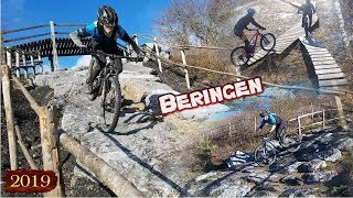 MTB  Enduro  Beringen  Jumps  rock gardens  trails 2019 [upl. by Ilamad345]