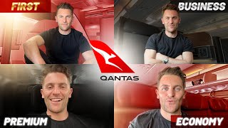 Flying QANTAS in all four classes to Australia and back Including FIRST CLASS [upl. by Heigho]