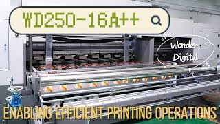 Entry Level Digital Printing MachineWD25016A Vivid Color Scattered King Features amp Benefits [upl. by Nacnud738]