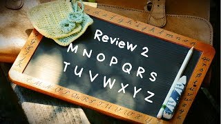 Phonics 1 Review 2 Letters M N O P Q R S T U V W X Y and Z sounds English Lesson [upl. by Aihsitan]