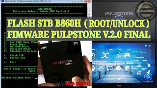 Cara Flash STB B860H 4K FW Pulpstone V20 Final [upl. by Wisnicki]