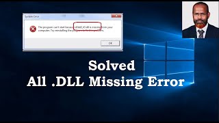 How to Fix All DLL Missing Files Error In Windows 10 and 8 and 7 [upl. by Bolen377]