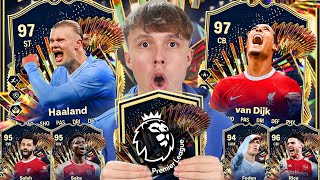 25 X Premier League TOTS Guarantee Upgrade Packs [upl. by Ynwat]