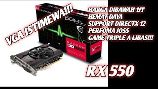 Vga RX 550 4gb ddr5 review 2024  Masih worth it kah [upl. by Richara254]