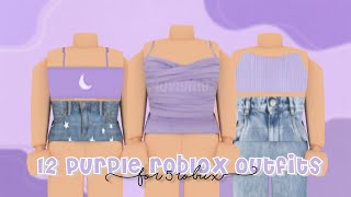 PURPLE roblox outfits for 5 robux  with CODES 💜 [upl. by Veronica]