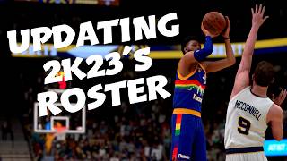 Updating NBA 2K23s Roster To NBA 2K25s Roster [upl. by Dahs]