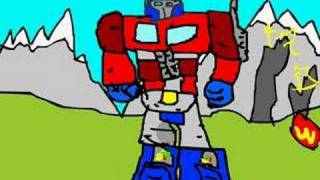 Optimus Prime Saves McDonalds Transformers Animation [upl. by Anaugal]