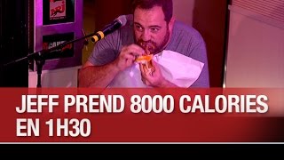 Jeff prend 8000 calories en 1h30  CCauet sur NRJ [upl. by Kreiker]