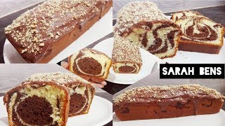 اروع و الذ كيكة رخامية بالياغورت خفيفة و باسهل طريقة Cake Marbré Chocolat Vanille [upl. by Sellihca30]