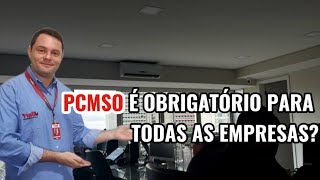 PCMSO é obrigatório para todas as empresas [upl. by Magnusson]