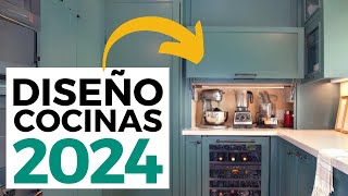 Últimas TENDENCIAS en COCINAS MODERNAS 2024  COCINAS 2024 [upl. by Nennarb]