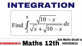 Integration of 28sqrt10xsqrtxsqrt10xdx Maths 12th [upl. by Ninehc]