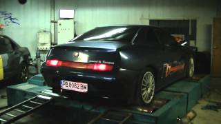 Alfa GTV 20 V6 Turbo Dyno run [upl. by Ahsenar]