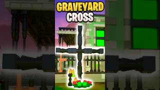 Simple Graveyard Cross Build in LEGO Fortnite [upl. by Rebeh881]