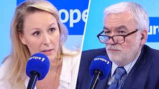 Marion Maréchal  quotEmmanuel Macron veut jouer au chef de guerre jusquà la fin de son mandatquot [upl. by Aridnere]