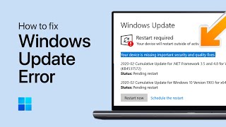 How To Fix “Your Device Is Missing Important Security and Quality Fixes” on Windows [upl. by Seyer]