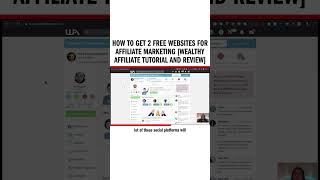 How to Get 2 FREE Websites For Affiliate Marketing Wealthy Affiliate Tutorial and Review [upl. by Mihe]