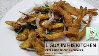 Deep Fried Anchovies South Indian Style [upl. by Narrad]