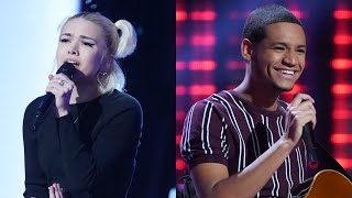 The Voice Watch Ryleigh Modig and Gean Garcias Amazing Battle [upl. by Eiddet]