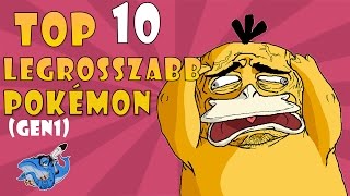 TOP 10 Legrosszabb Gen1 Pokémon [upl. by Donavon]