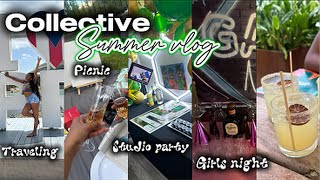 Collective Summer Vlog˖°𓇼🌊⋆🐚🫧 Trip to Puerto Rico Girls Night Boyfriend Studio Party  Picnic [upl. by Riddle]