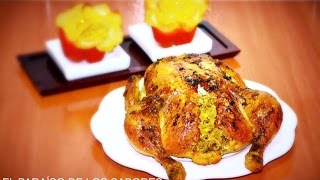 Pollo relleno al estilo marroquí Pui umplut in stil marocanدجاج معمر elparaisodelossabores [upl. by Aimee208]